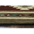 thumbnail image 2 of Gatney Rugs Frost Area Rug SU2012 Burgundy Banded Lines 2' 6" x 8' Rectangle, 2 of 3
