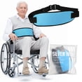 thumbnail image 2 of Correa de Seguridad para Silla de Ruedas | Cinturón Ajustable para Adultos Mayores, Pacientes y Movilidad Reducida | Nylon Transpirable con Hebilla Firme – Azul, 2 of 13