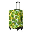 thumbnail image 2 of Qekee Watercolor Kiwi Fruits Summer Elastic Luggage Cover, Double-sided Print, Invisible Zipper, for Travel, Business, Daily - Small, 2 of 9