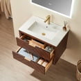 thumbnail image 3 of 30" Wall Mounted & Floating Single Vanity with Ceramic Sink, 3 of 6