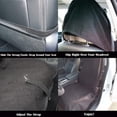 thumbnail image 4 of Protector de funda de asiento de coche LoyaGour para asientos delanteros, impermeable, 4 of 7