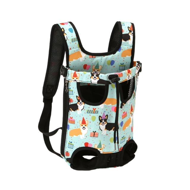 Greeniant del portador del animal doméstico del pecho delantero disponible de los tamaños múltiples elegantes durables de la del portador del Hábitats y jaulas para animales pequeños verde claro S