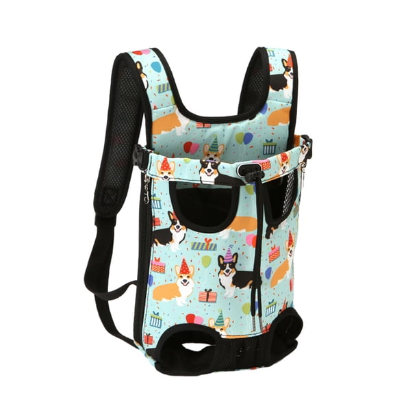 Methold del portador del animal doméstico del pecho delantero disponible de los tamaños múltiples elegantes durables de la del portador del Hábitats y jaulas para animales pequeños verde claro l