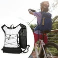 thumbnail image 6 of figatia Men Running Vest Reflective Gear Portable Adjustable Vest Backpack for Marathoner Hiking Trail White, 6 of 8