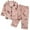 f#89Pink303, variant on HAYIMI Boys Cartoon Print Pajama Comfortable Sleepwear Loungewear Kids Home Wear Soft Nightwear Long Sleeve Lapel Button Shirts Blouse Tops With Pants Homewear, 3-4 Years