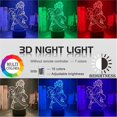 thumbnail image 2 of Luz de noche de Anime 3d Kimetsu No Yaiba Tomioka Giyuu Feliz Led decoración de dormitorio infantil, 2 of 4