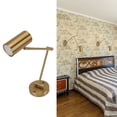 thumbnail image 1 of Lámpara De Pared Con Brazo Oscilante, 85 A 265 V, ángulo Ajustable, Conexión Cableada, Pintura Mate, Luz LED Montada En La Pared Con Bombilla E27 Para Dormitorio, 1 of 7