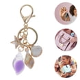 thumbnail image 3 of Unique Bargains Fashion Glow-In-The-Dark Conch Handbag Charm Purple 1 Pc, 3 of 5