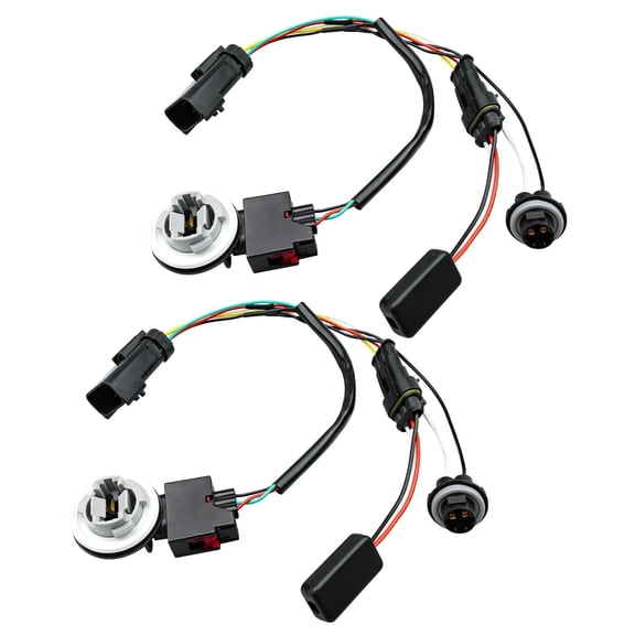 Fit for Dodge RAM 1500 2013-2022 2500 3500 2013-2018 1500 Classic 2019-2023, Tail Light Wiring Harness Replace 55277415AA 55277414AA Tail Light Converter Wire Kit