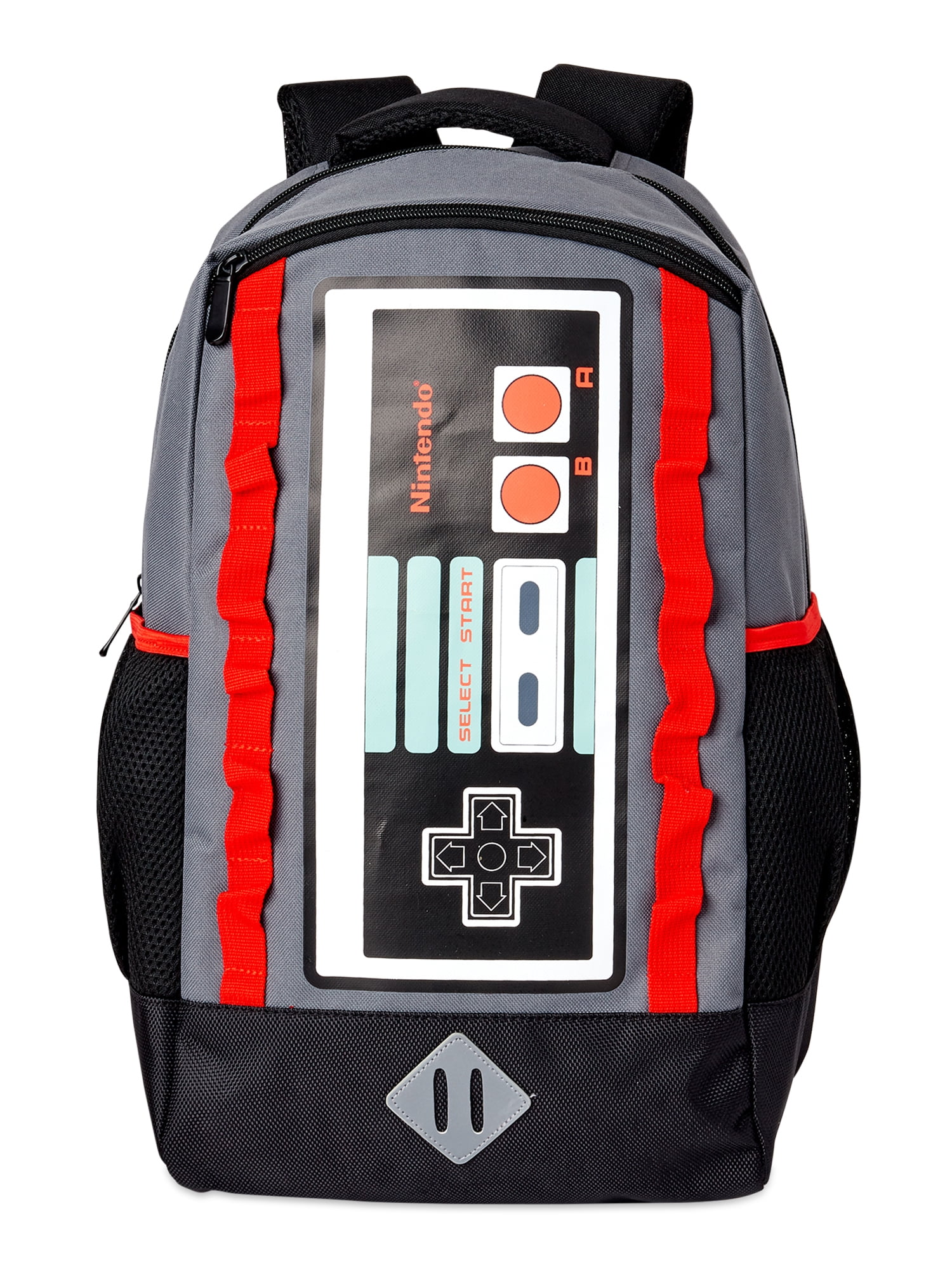 Nintendo Controller Grey Unisex Backpack with Adjustable Straps