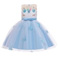 thumbnail image 1 of HAWEE Unicorn Robes Thème Anniversaire Costume Robe de Soirée Fleur Filles Robes de Bal Halloween, 1 of 4