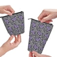 thumbnail image 3 of Picia Purple Butterflies Print Telescopic Pencil Case, Telescopic Pen Holder Telescopic Pencil Pouch Bag Stationery Pencil Case Box Storage Organizer Makeup Bag, 3 of 6