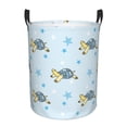 thumbnail image 1 of Fotbe Cartoon Turtle Cesto de Ropa con Asas, Cesto Impermeable de Gran Capacidad, Bolsa de Lavado para Dormitorio, Cesto de Ropa con Ruedas y Asas-Medium, 1 of 6