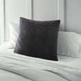 thumbnail image 2 of (3 pack) Better Homes and Gardens Chenille Euro Pillow Sham, Black, 26" x 26", 2 of 6