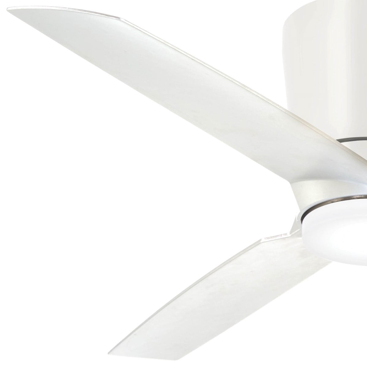 Ceiling Fan With Light Kit 8.75 Inches Tall By 48 Inches Wide-Flat White Finish-White Blade Color Minka Aire Fans F671l-Whf