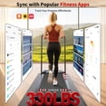 thumbnail image 3 of Riedhoff Folding Walking Pad Treadmill for Home, 3.0 HP Under Desk Treadmill with Smart APP, Black, 3 of 10