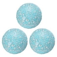 thumbnail image 1 of Uxcell 3Pcs Bolas de Vidrio Decorativas 3.15 pulgadas Esferas para Centro de Mesa, Bolas de Vidrio Mosaico para Decorar Tazones, Azul Claro, 1 of 5