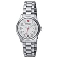 thumbnail image 1 of Wenger Women's 01.0521.102 Terragraph White Dial Stainless Steel Bracelet Watch, 1 of 1
