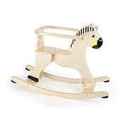 small foot wooden toys Natural Wood Rocking Horse, Multi