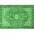 thumbnail image 1 of Ahgly Company Indoor Rectangle Persian Emerald Green Traditional Area Rugs, 4' x 6', 1 of 4