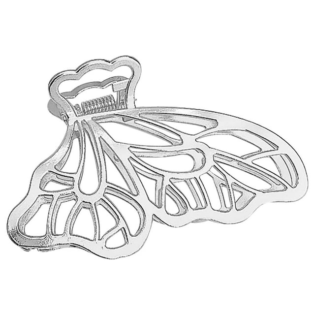 Fiudx Elegante Pinza En Cabello, Elegante Pinza En Aleación para Dama, Accesorio En Metal Duradero, Solución En Cabello Fino, Elegancia En Hora Del Baño, Oportunidades En Plata y Oro, Diseño Reutiliz