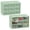 Green, variant on 2 Pcs Mini Storage Drawers Teacher Toolbox Organizer with 9 Clear Drawers Small Plastic Desktop Teacher Desk Craft Organizer for Classroom Office 7" x 3. 9" x 4. 7"(Black)