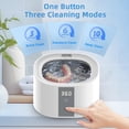thumbnail image 4 of Ultrasonic Retainer Cleaner, 45kHz Deep Clean Machine for Dentures, Mouth Guards & Aligners, 3 Modes Timer, Compact & Easy Daily Cleaning, 4 of 7