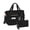 Black, variant on 2pcs/set Large Canvas Tote Bag for Women, Laptop Work Bags Crossbody Shoulder Hobo Messenger Handbag Purse Travel Gym Totes