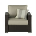 thumbnail image 5 of Serta Laguna Outdoor Arm Chair - Brown Wicker, 5 of 5