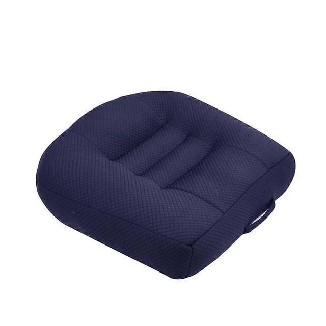 Auto Booster Cushion Car Seat Cushion Seat Corrector Cushion Breathable Mesh Portable Perfect for Car Office Used All Year Roundnavy