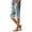 Light Blue_007, variant on Women Bermuda Shorts Casual Knee Length Relaxed Fit Beach Shorts 2026 New Boho Striped Floral Print Athletic Shorts with Pocket Light Brown 2XL