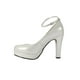 thumbnail image 3 of Zapatillas Tacones Mujer Sintetico Blanco Leon 8410, 3 of 4