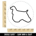 thumbnail image 2 of American Cocker Spaniel Dog Outline Self-Inking Rubber Stamp Ink Stamper - Blue Ink - Large 1-1/2 Inch, 2 of 7