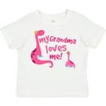 thumbnail image 3 of Inktastic My Grandma Loves Me Girls Dinosaur Girls Toddler T-Shirt, 3 of 5