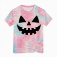 thumbnail image 2 of Futezty Halloween Shirt for Kids Short Sleeve T Shirt Boys Girls Pumpkin Face Graphic Tees 12M-13T, 2 of 5