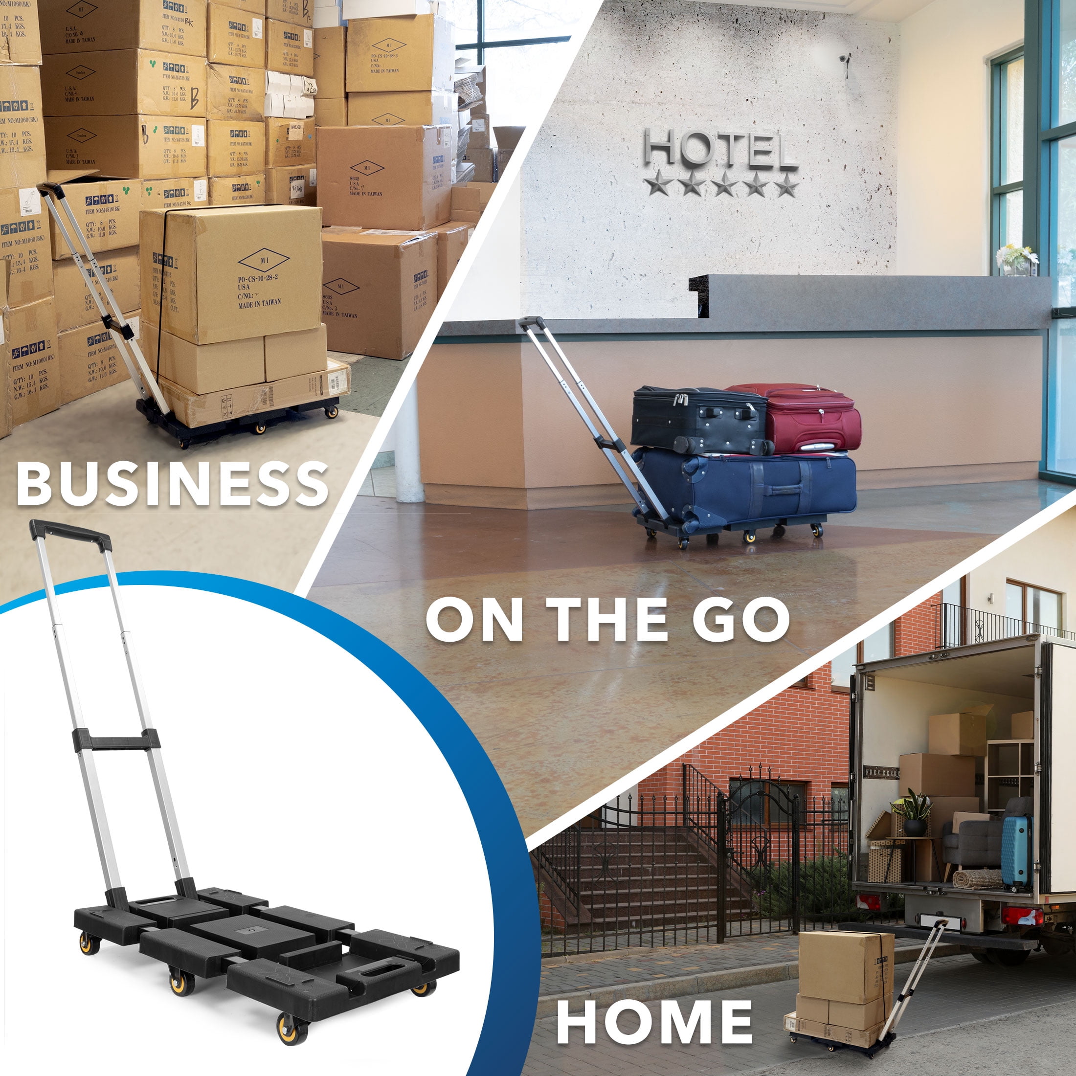 Mount-It! Folding Hand Truck Dolly