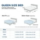 thumbnail image 4 of Juego de edredón Bedsure Queen verde oscuro con 1 edredón y 2 fundas, 4 of 8