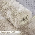 thumbnail image 4 of CAROMIO 6' x 9' Large Modern Shag Rugs for Living Room Fluffy Soft Area Rug Plush Carpet for Bedroom Indoor Luxury Fuzzy Rug, Brown/Beige, 4 of 5