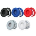 thumbnail image 3 of 2Pcs Replacement Earpads Ear Pad Cushion for Beats Solo 2 / 3 On Ear Wireless Headphones White, 3 of 6