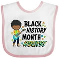 thumbnail image 3 of Inktastic Black History Month Rocks- boy with guitar Boys or Girls Baby Bib, 3 of 4