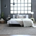 thumbnail image 5 of Luxe Weavers Fluffy Shag Light Gray 6x9 Area Rug Plush Bedroom Carpet, 5 of 9