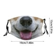 thumbnail image 3 of ONFD Funny Animal Face Reusable Washable With Tiger Cat Dog Monkey Pig Designs For Kids & Adults, 3 of 5