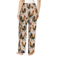 thumbnail image 3 of Xecao Rooster Women's Straight Lounge Pajama Pants: The Epitome of Relaxed Sleepwear, 3 of 9