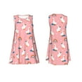 thumbnail image 7 of KLL cartoon goose rainbow Pattern Womens Summer Dresses 2025,Loose Round Neck Sleeveless Sundresses Tank Dresses with Pockets, 7 of 7