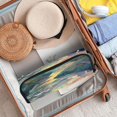 thumbnail image 4 of Hair Tools Storage with Heat Resistant Mat- Alternating Red and Green Printed Curling Iron Travel Bag/Flat Iron Case for Women, 4 of 8
