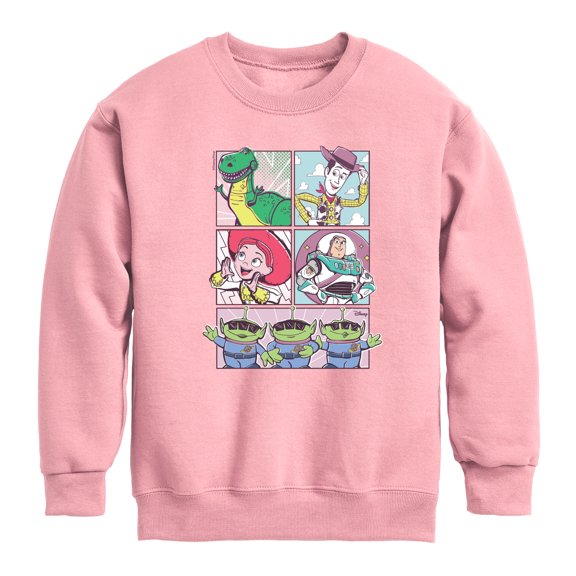 Toy Story -  Graphic Long Sleeve Fleece Sweatshirt