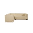 thumbnail image 3 of Chic Home Jasper Left Facing Sectional Sofa PU Leather Upholstered, 3 of 8