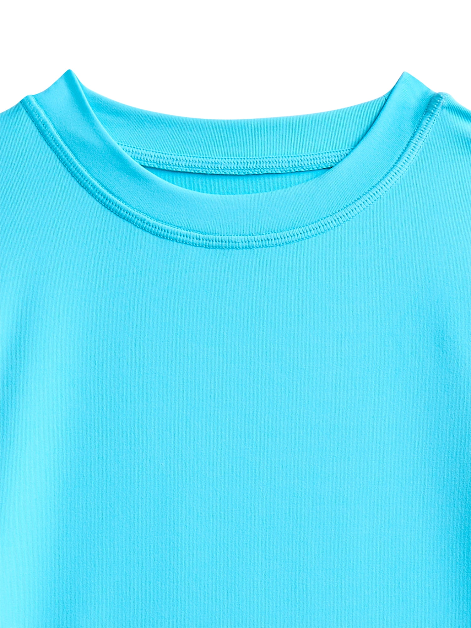 Wonder Nation Boys Rash Guard with Long Sleeves, Sizes 4-18 & Husky