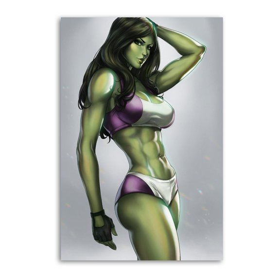 Comics She-Hulk Wall Art Picture Painting Poster Canvas Print Posters Artworks Bedroom Living Room Decor 08x12inch(20x30cm)