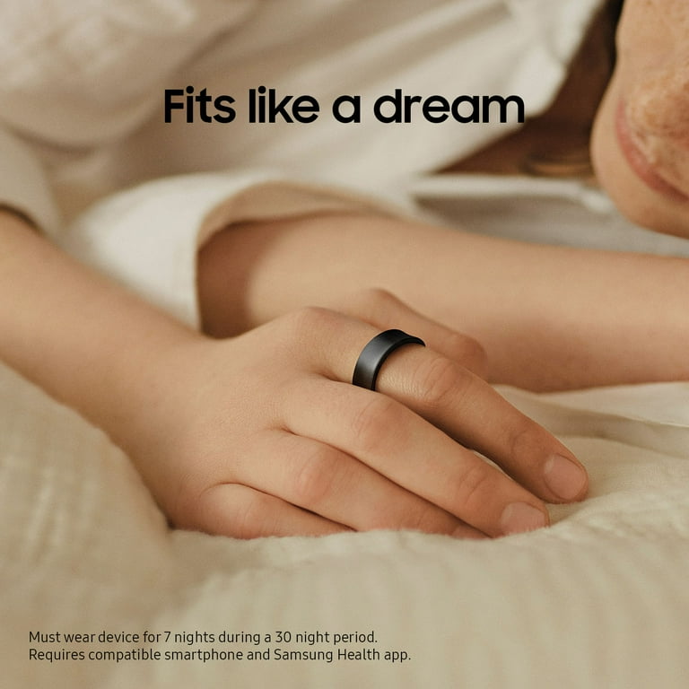 Samsung Galaxy Ring, AI Smart Ring, Size 10, Titanium Black (Size